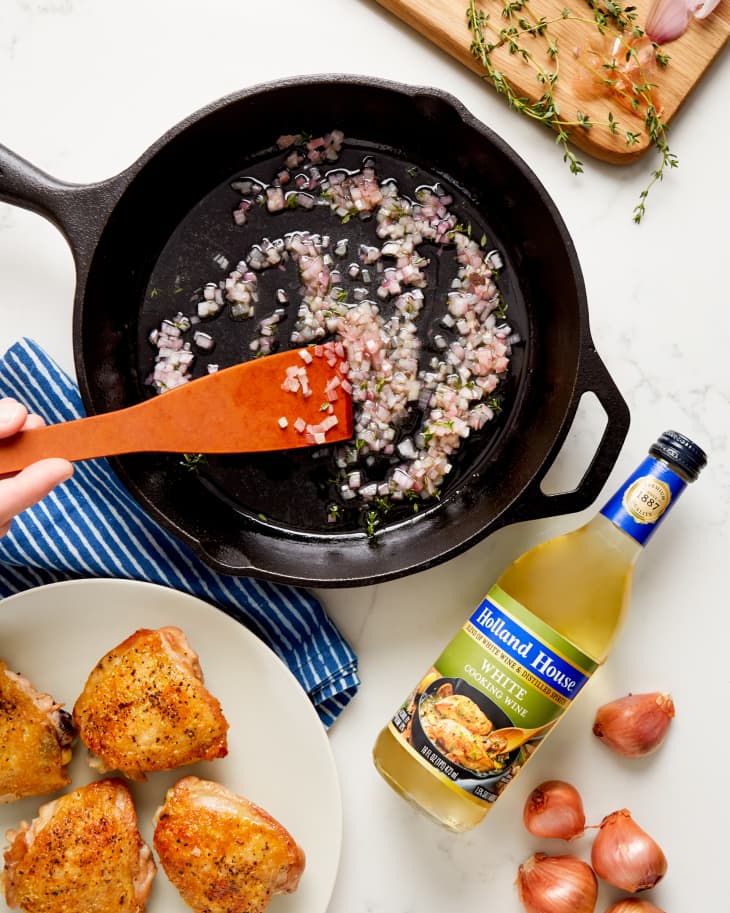 Recipe QuickBraised Honey Dijon Chicken with White Cooking Wine The